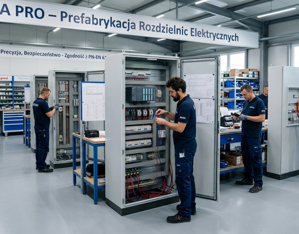 Prefabrykacja rozdzielnic elektrycznych